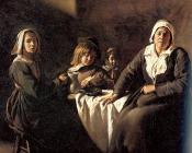 勒南兄弟 : Four Figures at a Table